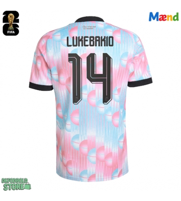 Belgien Dodi Lukebakio #14 Replika Udebanetrøje VM 2026 Kortærmet